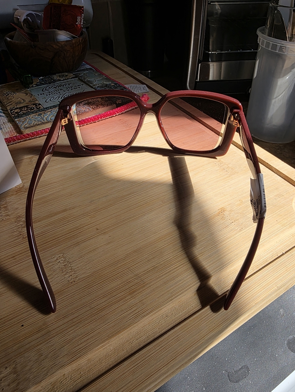 Michael Kors Burgundy Sunglasses COA Included - Picture 11 of 11